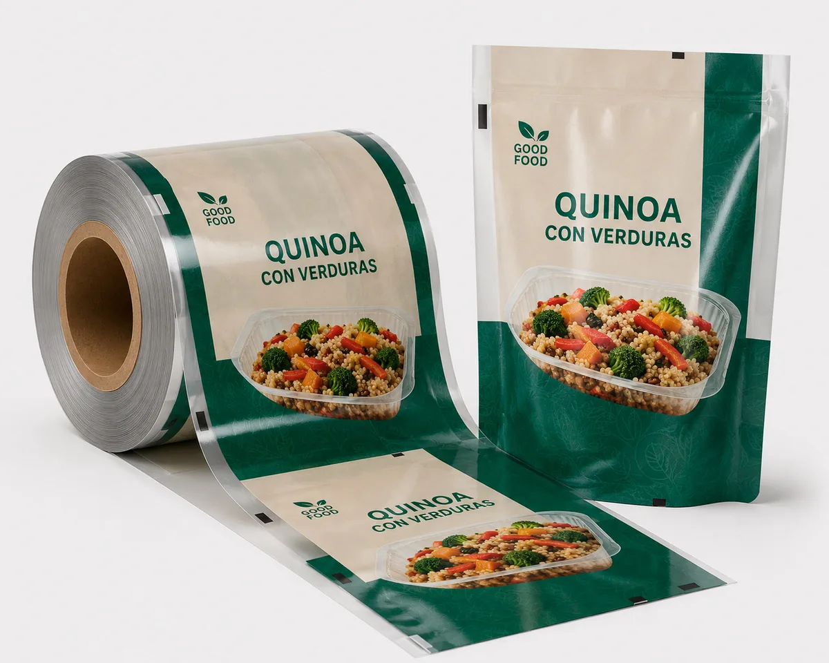 Envases flexibles para platos preparados y precocinados